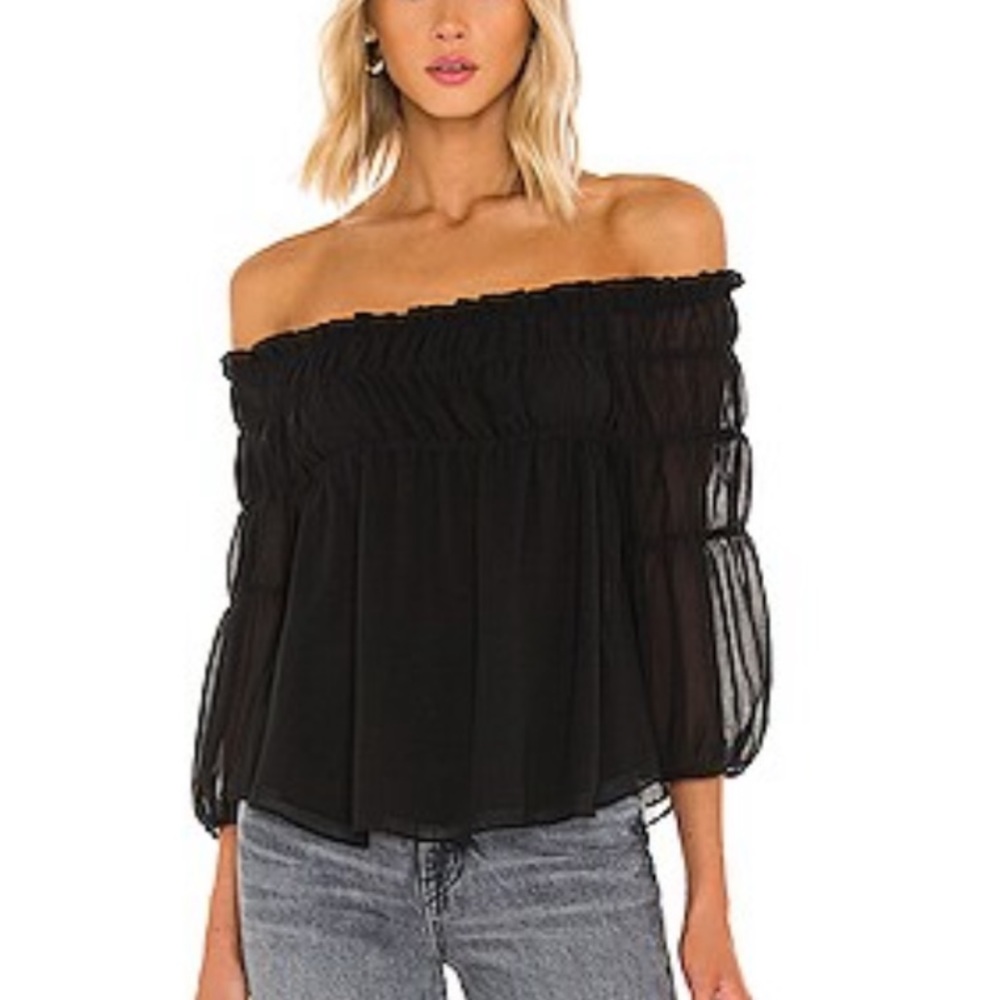 1. State REVOLVE  black off-shoulder top - Brand NEW with tag